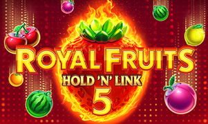 Logotipo do jogo Royal Fruits no Melbet Casino Brasil