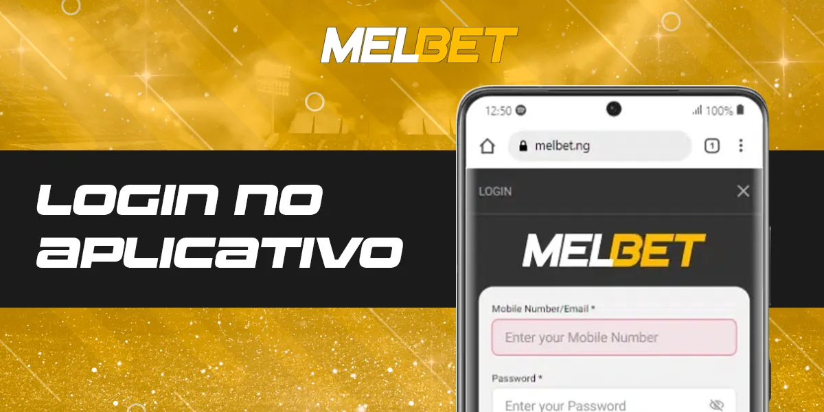 Fazer login na sua conta por meio do aplicativo